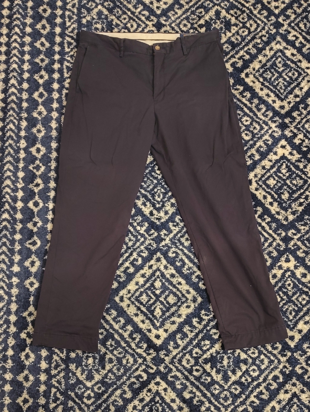 Ralph Lauren Black Mens Chino Trousers